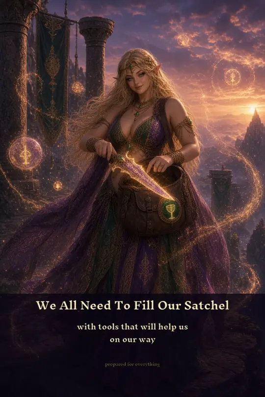 We All Need To Fill Our Satchel with tools that will help us on our way — prepared for everything